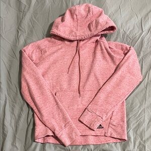 Adidas Women's Heathered Pink Hoodie